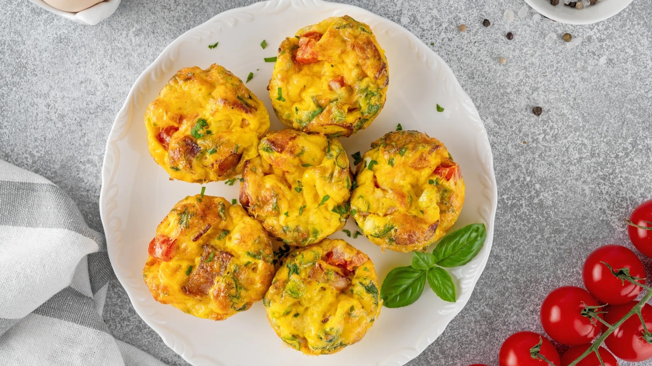 Ham & Cheese Breakfast Muffins