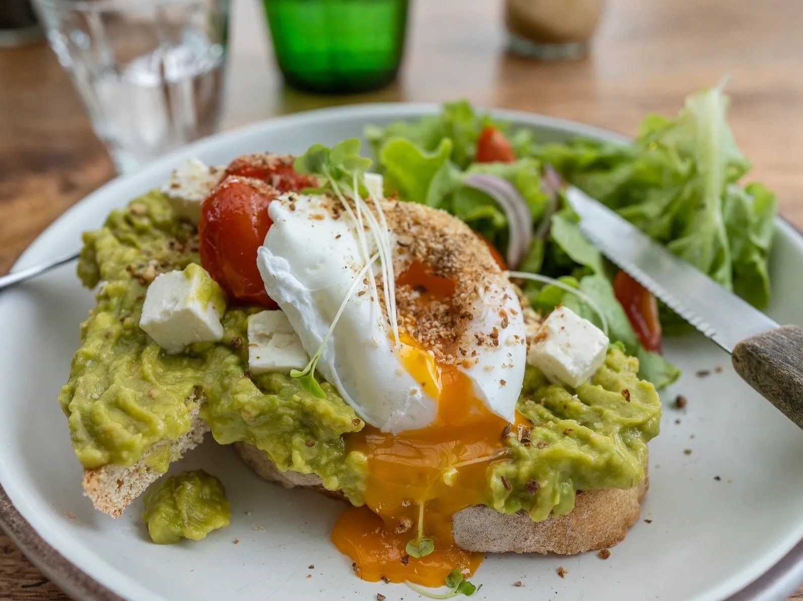 Poached Eggs & Smashed Avocado